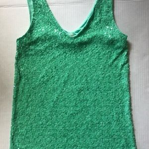 J. CREW Sequin Tank Top, Sz XS